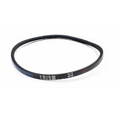 D&D A33/4L350 Classical V-Belt, 35 in Outside Length, 1/2 in Top Width, 1 Ribs A33/4L350